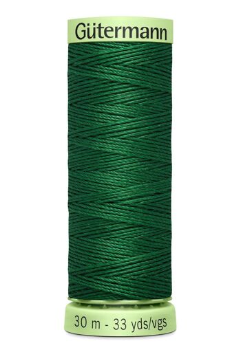 Fil Super Resistant 30 m polyester, vert sapin