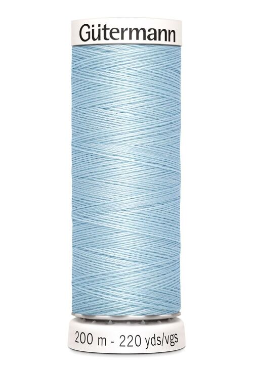 Fil tout coudre 200 m polyester, bleu 276