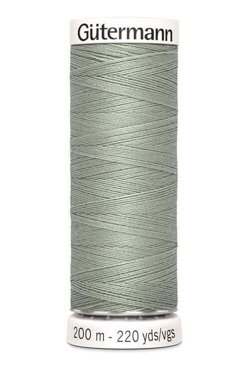 Fil tout coudre 200 m polyester, gris 261