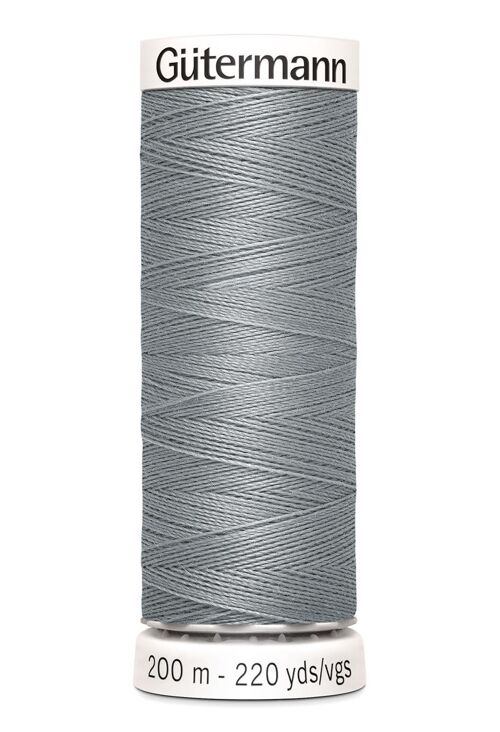 Fil tout coudre 200 m polyester, gris 040