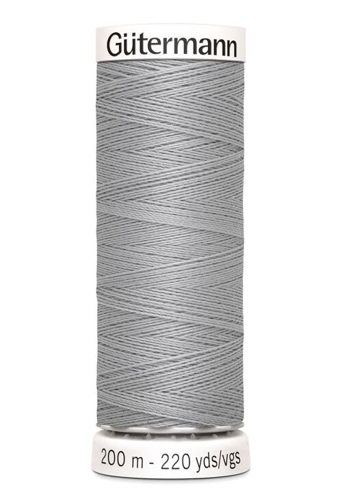 Fil tout coudre 200 m polyester, gris 038