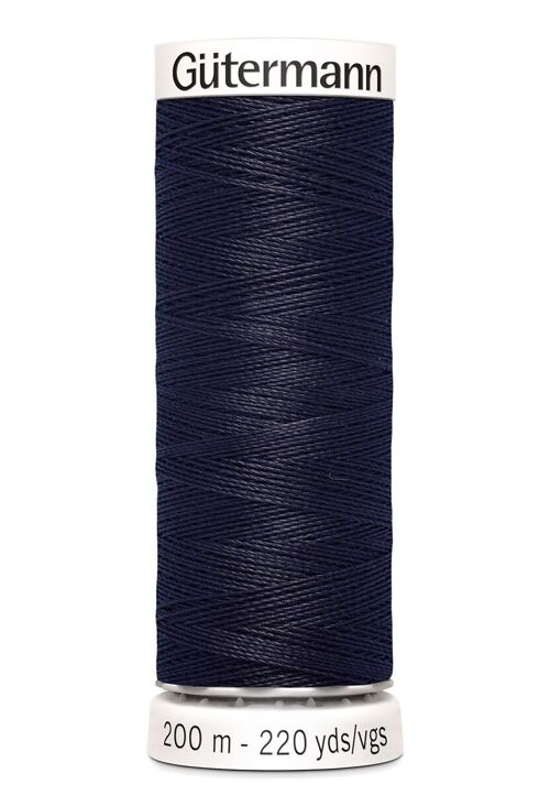 Fil tout coudre 200 m polyester, marine 032