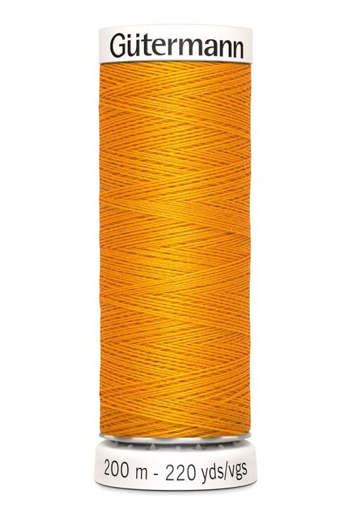 Fil tout coudre 200 m polyester, orange 362