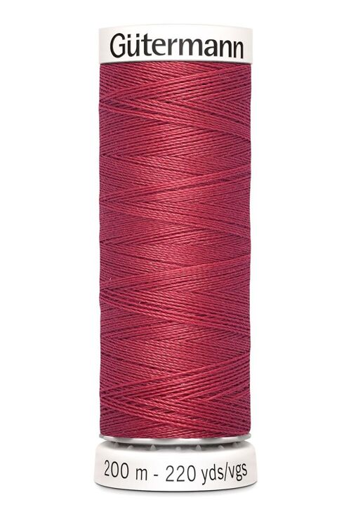 Fil tout coudre 200 m polyester, rose 082