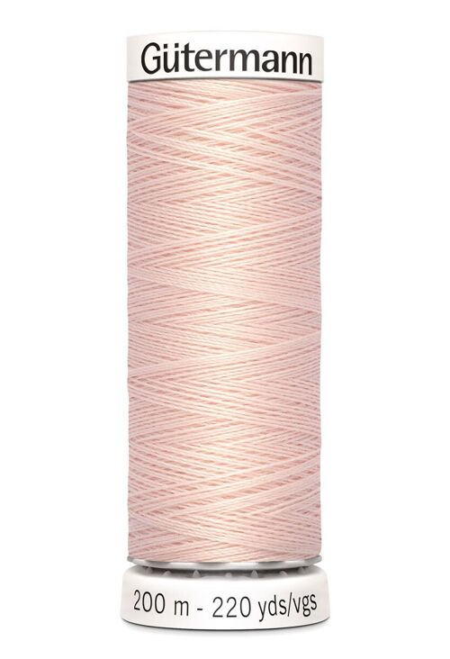 Fil tout coudre 200 m polyester, rose 658
