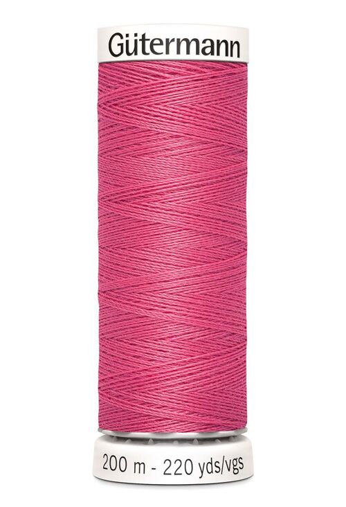 Fil tout coudre 200 m polyester, rose 890