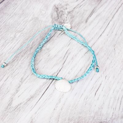 Lahaina Seashell Friendship Bracelet - Turquoise