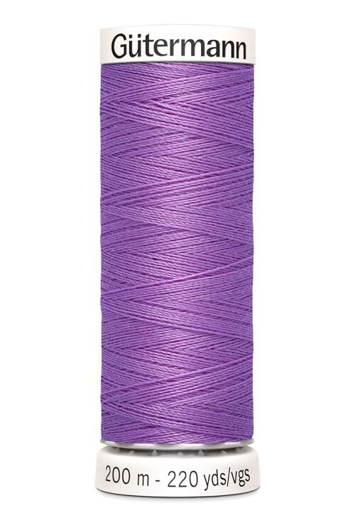 Fil tout coudre 200 m polyester, violet 291