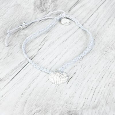 Lahaina Seashell Friendship Bracelet - Grey