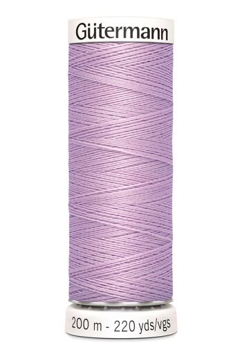 Fil tout coudre 200 m polyester, violet 441