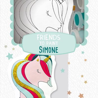 Amigos para pintar, Simone el Unicornio