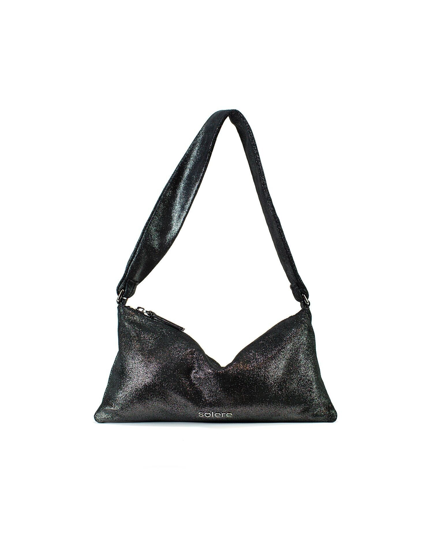 22h - Borsa The Baguette - Glitter Nero