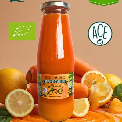 ACE Succo Biologico Arancia, Carota e Limone 200ml