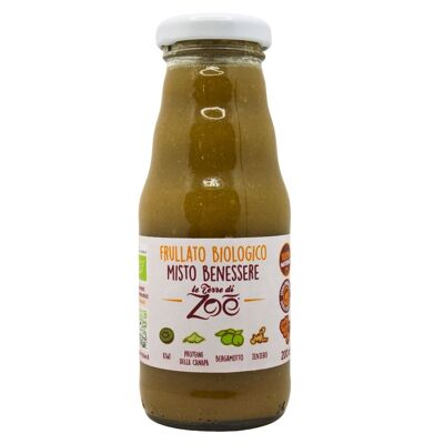 Smoothie Bien-être Mixte Kiwi-Bergamote-Chanvre-Gingembre 200ml