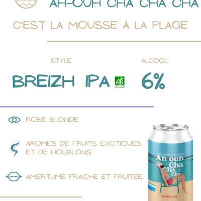 Lata 33 cl Breizh IPA 6° - ORGÁNICO -