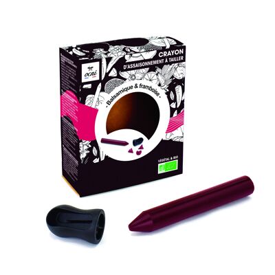 Schachtel mit 1 Bleistift – Balsamico & Himbeere – Bio