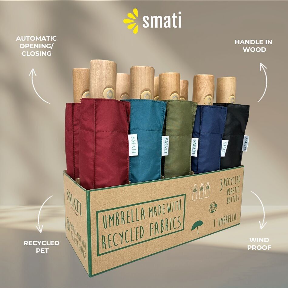 Boite Parapluies Couleurs Sombres PET Recyclé