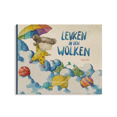 Levken en las nubes (libro infantil hecho de papel de hierba)