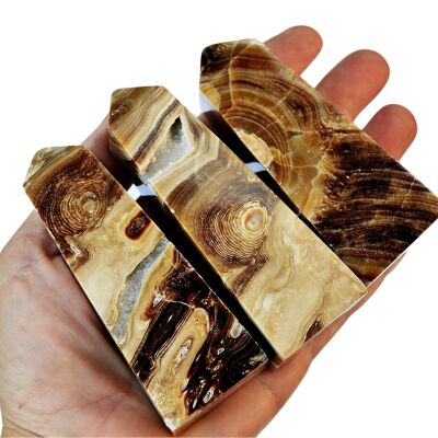 Torre di Calcite al Cioccolato (180g - 500g) - Obelischi Grandi