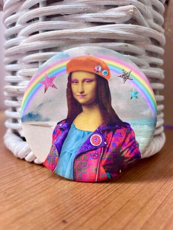 Badge Mona Lisa Boho Roc 1