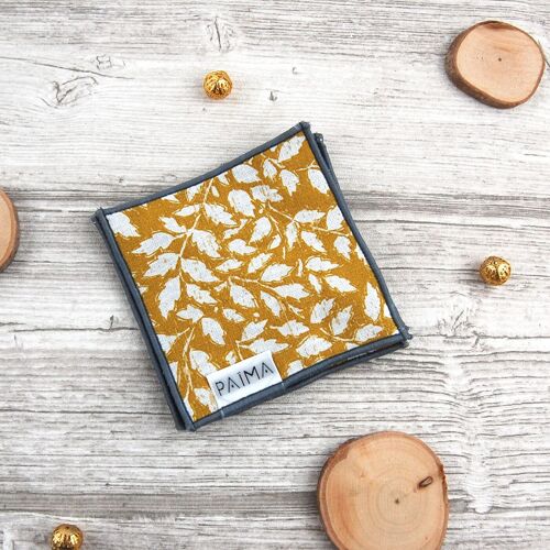 Lingettes démaquillantes lavables - Mostaza x8