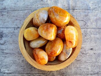 XL Golden Healer Quartz Tumbled Crystal (40mm - 60mm) - Quartz hématoïde jaune 8