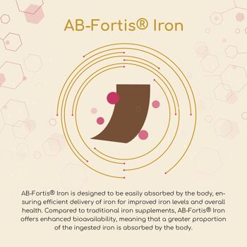 PROSTRIP®️ IRON+ AB-Fortis® 14 mg ajouté avec de la vitamine C, B1, B2, B6, de l'acide folique, de la betterave, des épinards et des cerises acidulées – 30 bandelettes végétaliennes orales – Pas besoin d'eau – Haute absorption par Prowise Healthcare 4