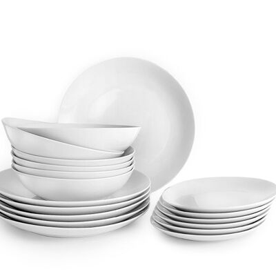 SET 18 PEZZI BIANCO BOLOGNA - 692200 - IBILI