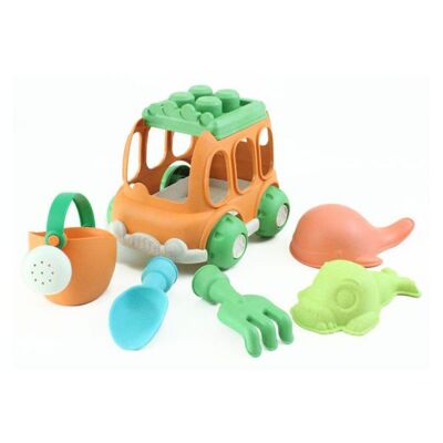 Magni | Conjunto de playa en paja de trigo, coche