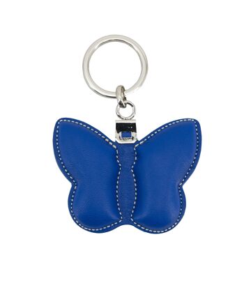 Porte-clés en forme de papillon en cuir. 3