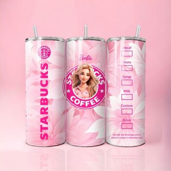 Barbie Flower Starbucks - Thermos 590ml