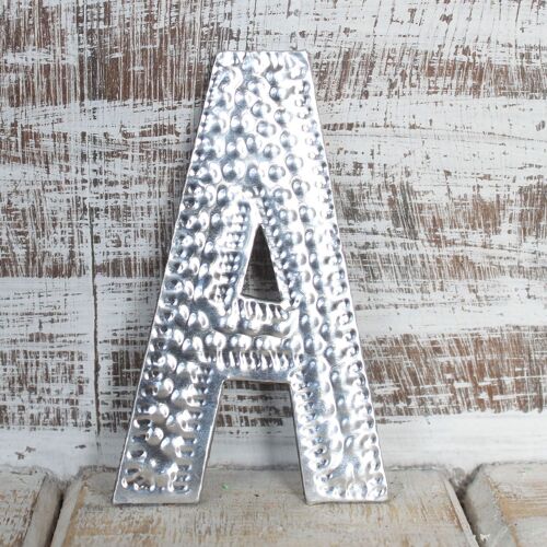AAL-07 - Sm Arty Aluminum Letters - A - Sold in 4x unit/s per outer