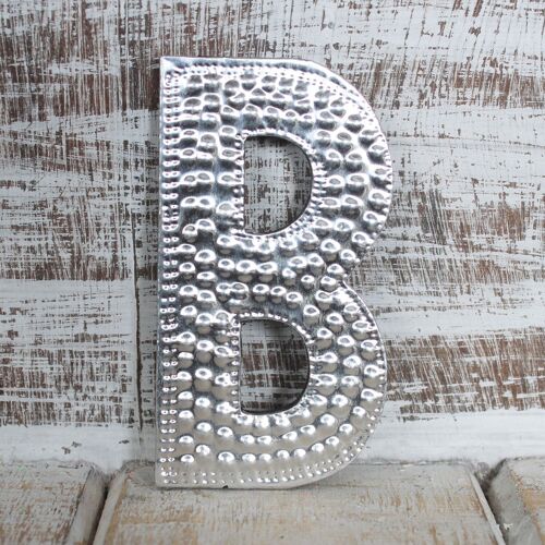 AAL-08 - Sm Arty Aluminum Letters - B - Sold in 4x unit/s per outer