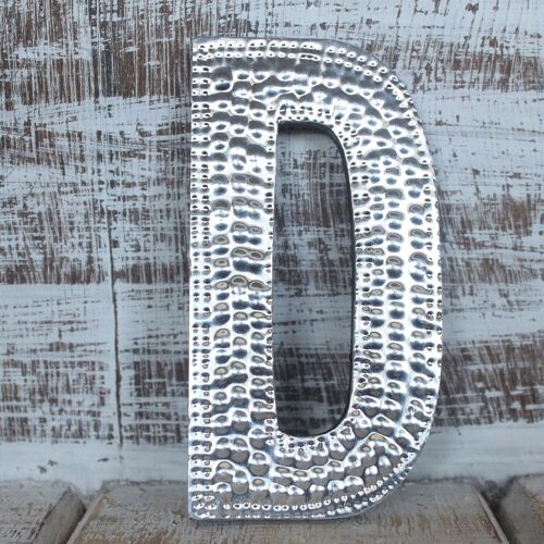 AAL-10 - Sm Arty Aluminum Letters - D - Sold in 4x unit/s per outer