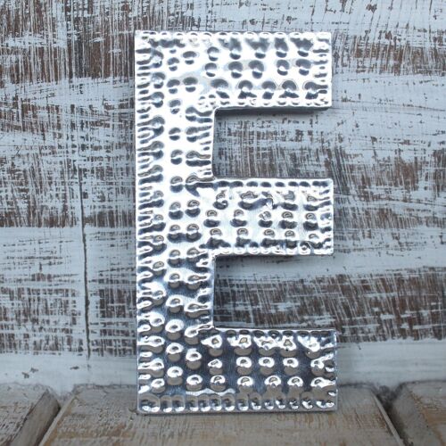 AAL-11 - Sm Arty Aluminum Letters - E - Sold in 4x unit/s per outer