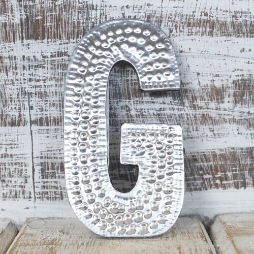 AAL-13 - Sm Arty Aluminum Letters - G - Sold in 4x unit/s per outer