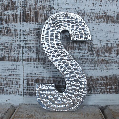 AAL-25 - Sm Arty Aluminum Letters - S - Sold in 4x unit/s per outer