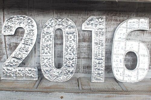AAL-37 - Lrg Arty Aluminum Letters - 1 Through 0 - Sold in 10x unit/s per outer