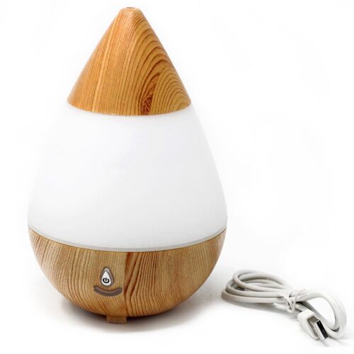 AATOM-01 - Teardrop Aroma Atomiser - USB - LED Colours - Sold in 1x unit/s per outer