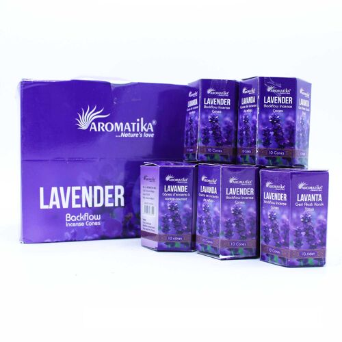 ABFi-05 - Aromatika Masala Backflow Incense - Lavender - Sold in 12x unit/s per outer