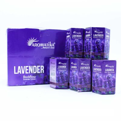 ABFi-05 - Aromatika Masala Backflow Incense - Lavendel - Verkauft in 12x Einheit/en pro Umkarton