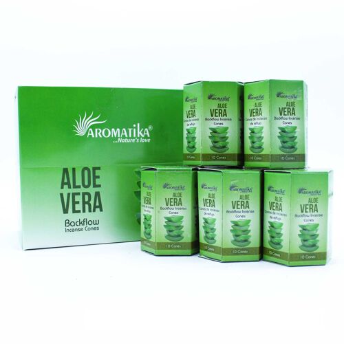 ABFi-04 - Aromatika Masala Backflow Incense - Aloe Vera - Sold in 12x unit/s per outer