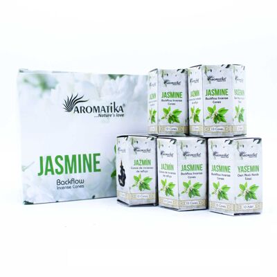 ABFi-08 - Aromatika Masala Backflow Incense - Jasmin - Verkauft in 12x Einheit/en pro Umkarton