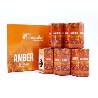 ABFi-12 - Incenso Aromatika Masala Backflow - Ambra - Venduto in 12x unità/s per esterno