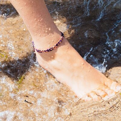 Leme Surf Anklet - Purple