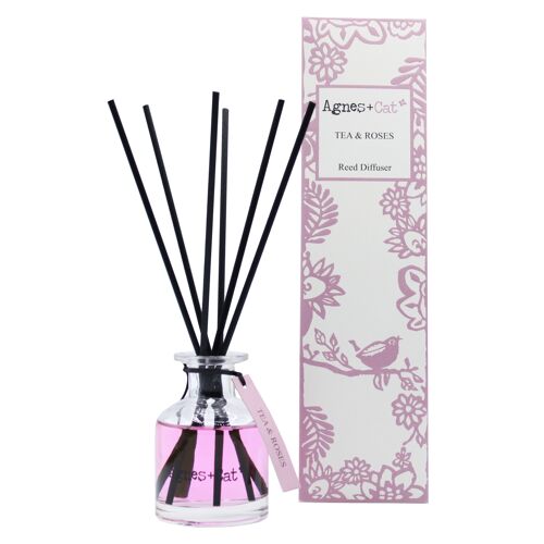ACD-14 - 140ml Reed Diffuser - Tea & Roses - Sold in 3x unit/s per outer