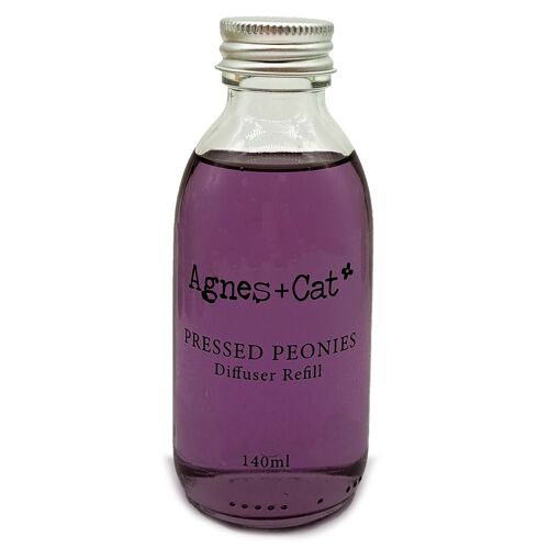 ACDR-18 - 140ml Reed Diffuser Refill - Pressed Peonie - Sold in 3x unit/s per outer
