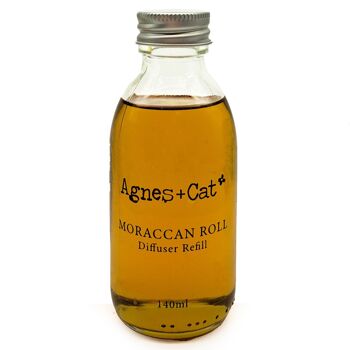 ACDR-02 - Recharge pour diffuseur de roseaux 140 ml - Rouleau marocain - Vendu en 3x unité/s par extérieur 1