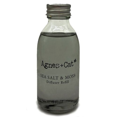 ACDR-06 - 140ml Reed Diffuser Refill - Seasalt and Moss - Sold in 3x unit/s per outer
