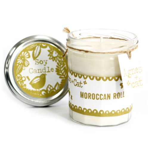 ACJJ-02 - Jam Jar Candle - Moroccan Roll - Sold in 6x unit/s per outer